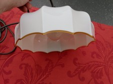 Deckenlampe Küchenlampe Art Deco 30 er Jahre Milchglas Opalglas