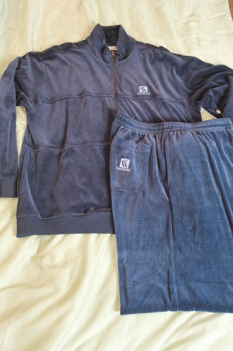 Karl kani velour tracksuit - kani,