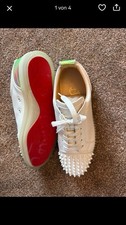 Christian Louboutin Weiß Pearlscent Größe 43