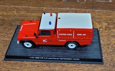 b045 - Feuerwehr 1/43 - 1998 VIP 2.5 LAND ROVER DEFENDER 110TDI