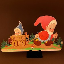 1960er Grossmann Bollerwagen-Wichtel, Dead Cute Shabby Chic Babyboomer Mängel