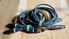 2 Paar Quad Stereo Paar Audio Kabel - Neutrik Gold Cinch RCA - XLR female 