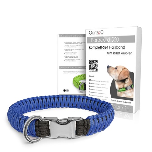 Paracord 550 hunde halsband - 550, hunde-halsband