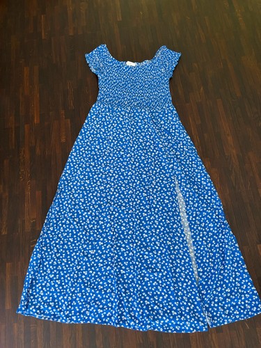 Amisu maxi sommerkleid - amisu, blau