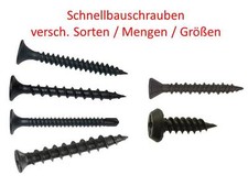 Schnellbauschrauben Rigips Gipskarton Trockenbauschrauben Fein/Grob/Gips