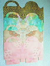 4 Stanzformen Geschenktaschen, Bastelpackung, Geschenkboxen, basteln, Kissen QVC