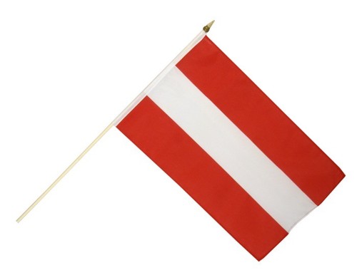 österreich stockflagge - Österreich,