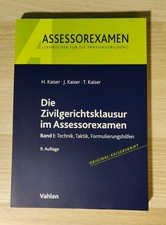 Die Zivilgerichtsklausur Im