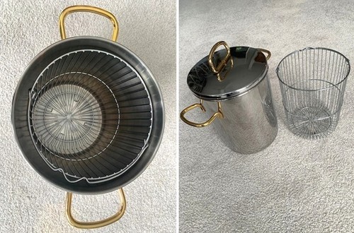 Edelstahl spargeltopf mit - edelstahl,