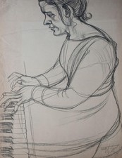 Fritz Tröger Frauenporträt