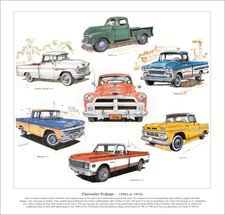 Fine Art Druck mit CHEVROLET