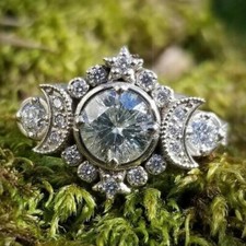 2 kt runder simulierter Art