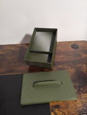 Werkzeugkiste Werkzeugbox Olivgrün  Toolbox Schwarz passend für Trabant NEU