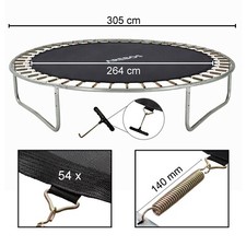 Arebos sprungmatte 264 cm - 264,