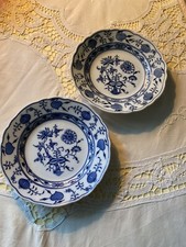 2 Teller Zwiebelmuster