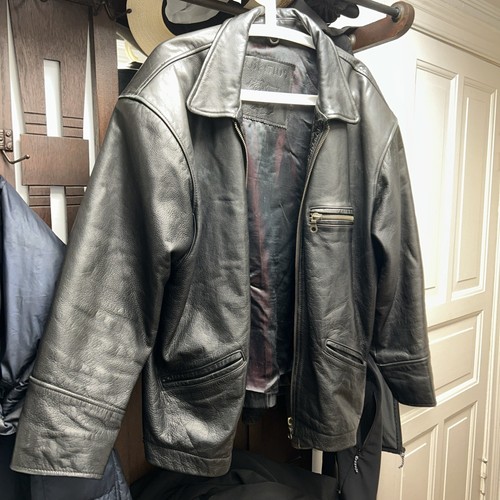 Lederjacke männer schwarz - lederjacke,