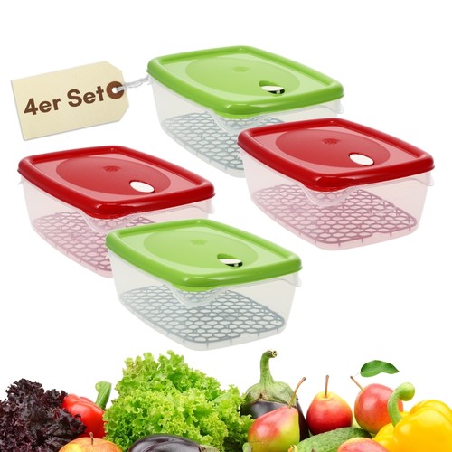 4er set frischhaltedosen - set, mit