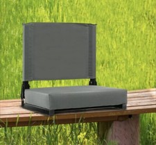 Stadionsitz Campingsitz  Strandsitz, gepolstert und mit Rückenlehne