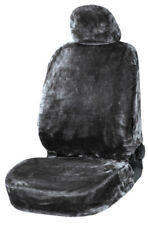 Walser Autositzbezug Kunstfell Teddy anthrazit Autositzbezug Schonbezug Bezug