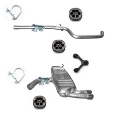 Montagesatz+ Auspuff fur Audi