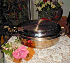 Schulte-Ufer Multi-Bräter  9 L  38 x 26 cm Edelstahl sehr gute Zustand Oval