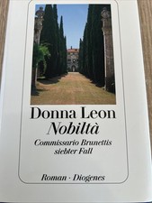NOBILTÀ- COMMISSARIO BRUNETTIS 7. FALL- DONNA LEON- Gebundene Ausgabe ( N4 )