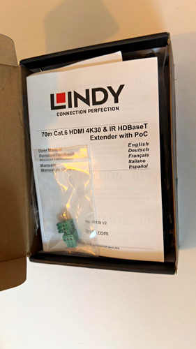 Lindy cat hdmi extender - lindy, set