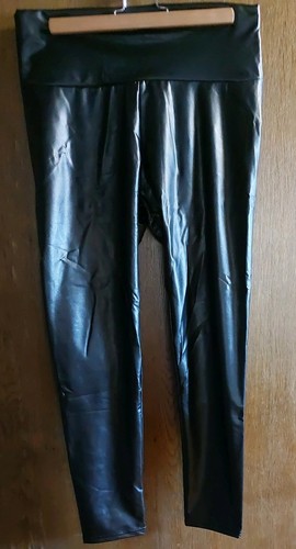 Damen glanz leggings - glanz,