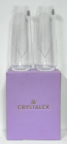 Crystalex glass heart - glass, prosecco