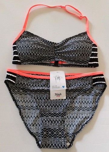 Yigga bikini schwarz - schwarz, weiß
