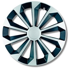 Radkappen silber schwarz matt