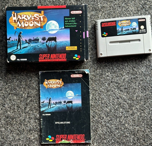 Snes harvest moon ovp - snes,