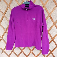 North Face Damen Schlupfpullover Polartec100 Mit Kurzem Kragenreißverschluss