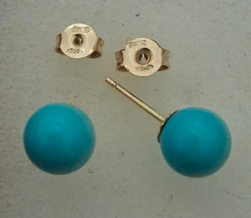 750 gold ohrstecker - 750, mit