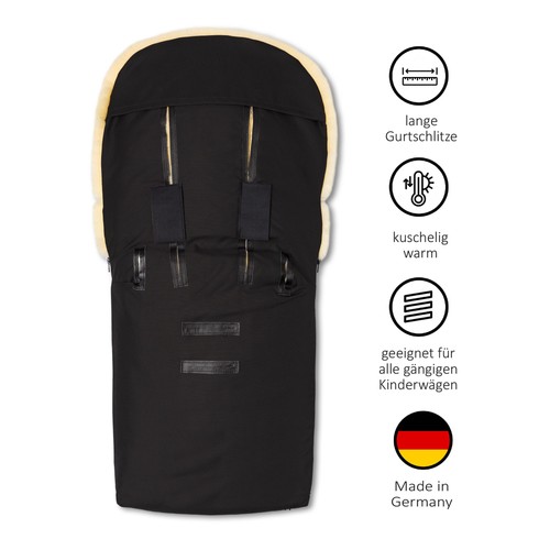 Fußsack kinderwagen lammfell - fußsack,