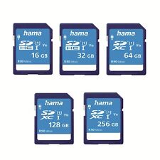 Hama SDHC SDXC Speicherkarte 16GB 32GB 64GB 128GB 256GB SD Karte Class10 Full-HD