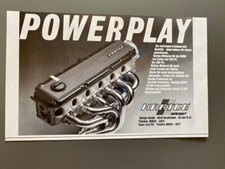 BMW Hartge Motorsport Motor Fächerkrümmer Original 1987 Vintage Advert Werbung