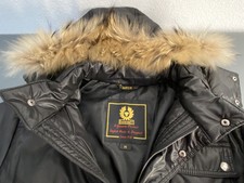BELSTAFF Herren Jacke mit abnehmbarer Kapuze Gr. M schwarz – sehr guter Zustand