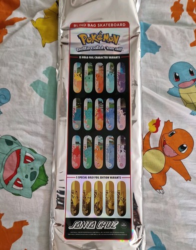 Pokemon santa cruz skatedeck - santa,