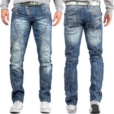 Cipo & Baxx Herren Jeans Freizeit Hose Clubwear Biker Denim Designer Used Style