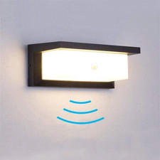 Aussenlampe mit Bewegungsmelder 18W LED Wandleuchte für Garten Flur Treppenhaus