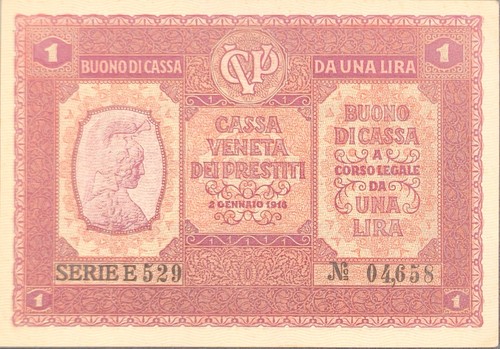 Italien banknote lira - italien, 1