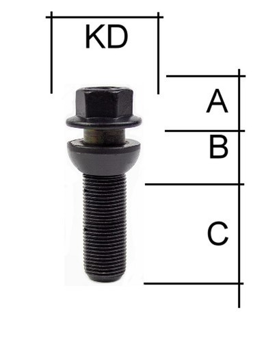 Radschraube m15 27 - radschraube,