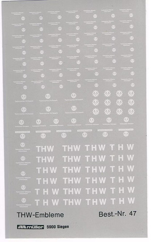 Decals thw - 1:87,