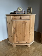 Kleines EckSchränkchen Landhaus Kiefer Massivholz Natur Geölt