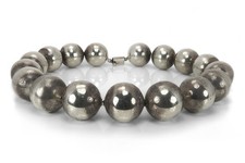 Vintage Silberkugel Collier