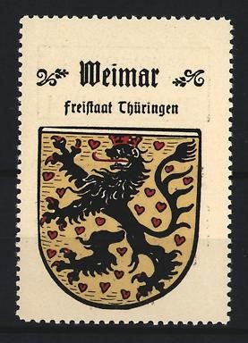 Reklamemarke weimar freistaat - reklamemarke, weimar,
