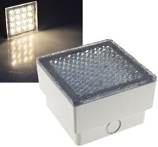 ChiliTec LED Pflasterstein "BRIKX 10" warmweiß 10x10x7cm, 120lm, IP67, 230V