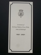 Queen Elizabeth II. Danksagung zum Tode von Prince Philip royal reply