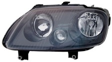 Scheinwerfer links für VW CADDY 2K + TOURAN 1T Halogen H1 H7 Schwarz + LWR